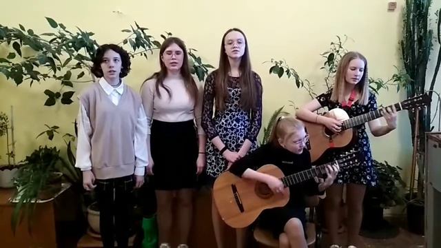 ансамбль учеников дк "Томский перекрёсток" ." Мы за ценой не постоим" (Б. Окуджава ) смотреть онлайн
