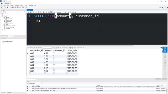 MySQL: GROUP BY смотреть онлайн