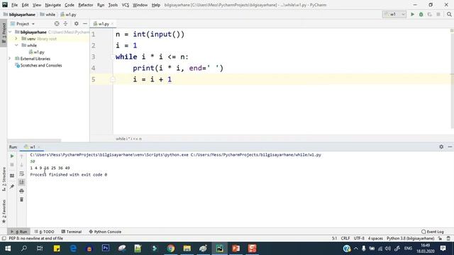 Python Öğreniyorum 5 – while döngüsü (Soru çözümlü) смотреть онлайн