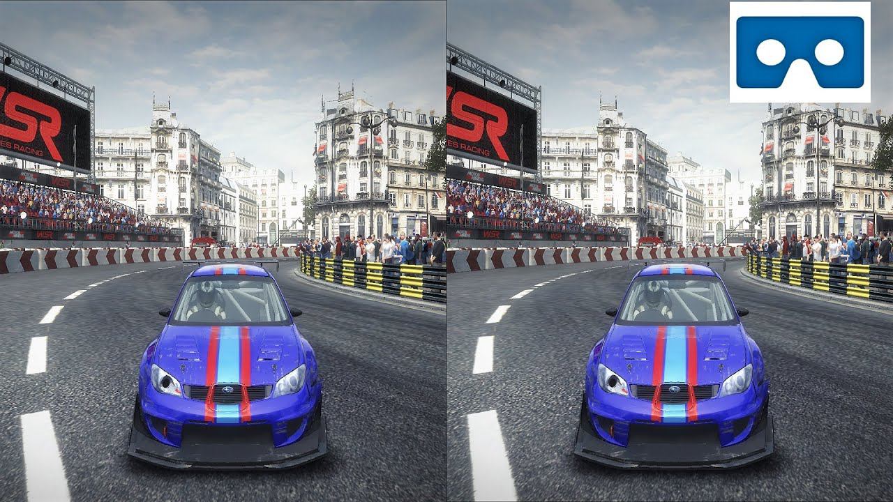 GRID 2 3D VR video 1 3D SBS VR box google cardboard смотреть онлайн
