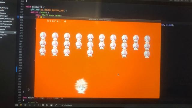 OpenGL Space Invader смотреть онлайн