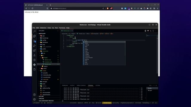 Link in inertia.js - laravel & vuejs #3 (kurdish) смотреть онлайн
