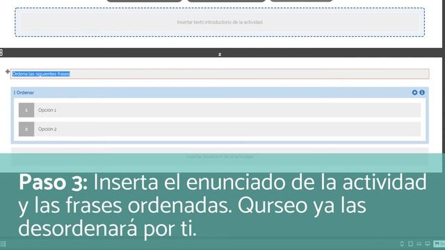 ?️Tutorial actividades en Moodle?️ Ejercicios de ordenar frases ? Qurseo смотреть онлайн