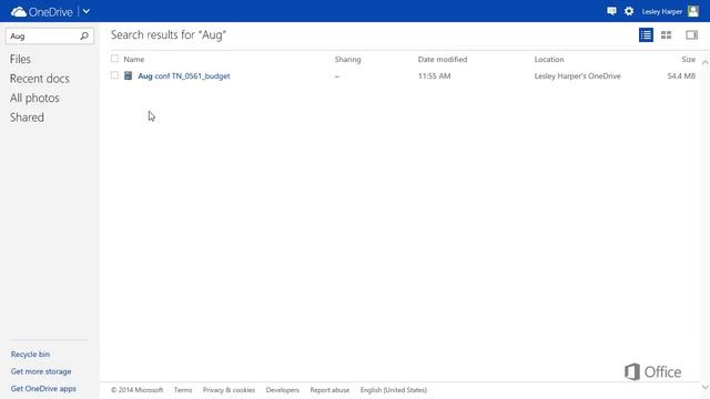 OneDrive Search Files Folders смотреть онлайн