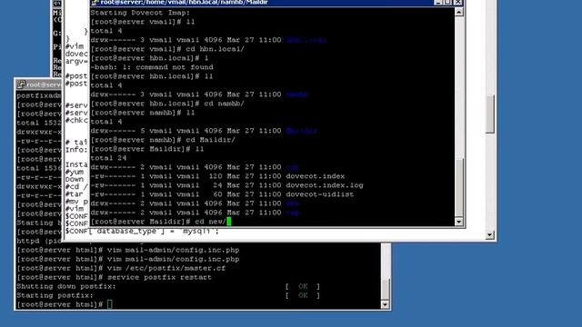 Postfix Dovecot PostfixAdmin Part3 смотреть онлайн