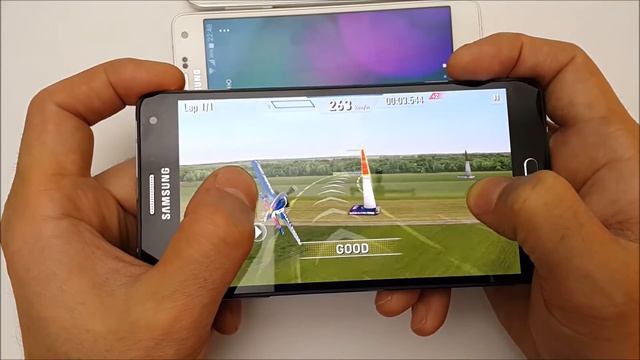 Тест игры Red Bull Air Race на смартфонах Samsung Galaxy A3, A5, A7 смотреть онлайн