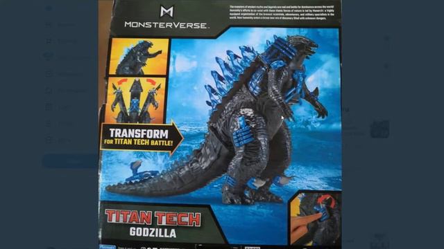 NEW Godzilla vs Kong Titan Tech Playmates Toys! смотреть онлайн