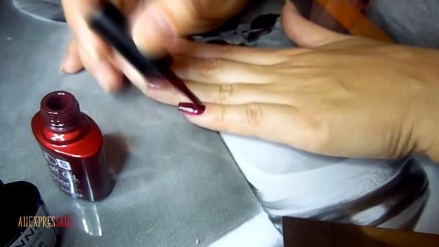 Гель лак CND с Aliexpress. Топ и База Sioux. Лунный маникюр. смотреть онлайн