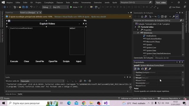 Como criar um Executor para Roblox em c# ( How to make your own roblox exploit in C#) смотреть онлайн