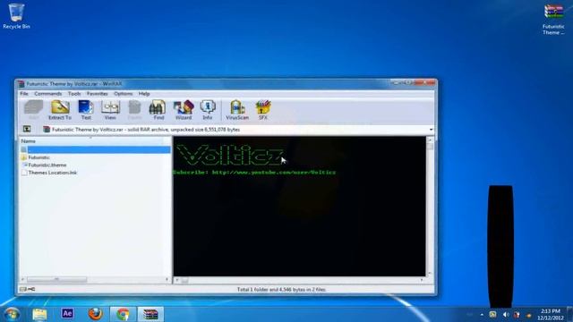 Windows 7 FUTURISTIC Theme смотреть онлайн