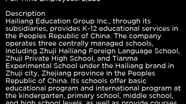 HLG - Hailiang Education Group Inc HLG buy or sell Buffett read basic смотреть онлайн