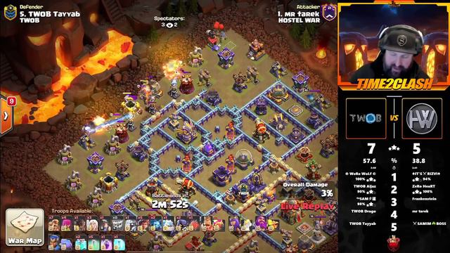 TWOB attack FROZEN ARROW with Root Riders, TOO EASY! Clash of Clans Esports India смотреть онлайн