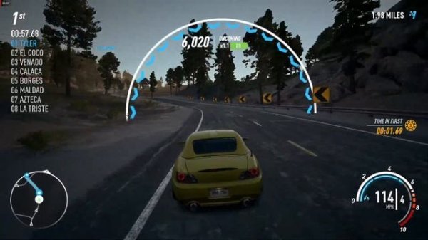 NFS 144hz Monitor Test