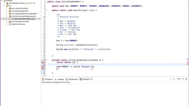 Java 14 Switch Expression смотреть онлайн