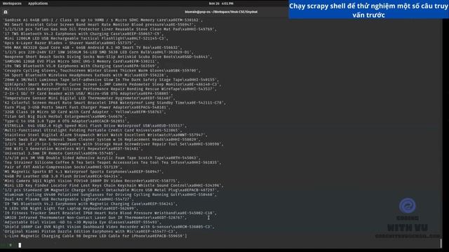 Scrapy - Hướng dẫn crawl bóc tách dữ liệu từ trang WEB có phân trang | Cùng học Python смотреть онлайн