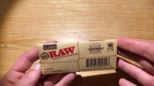 RAW ARTESANO BEST ROLLING PAPERS FOR TRAVEL.