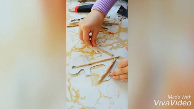 Best out of waste. Easy DIY eco decor from cardboard / Якорь из картона и веток. смотреть онлайн