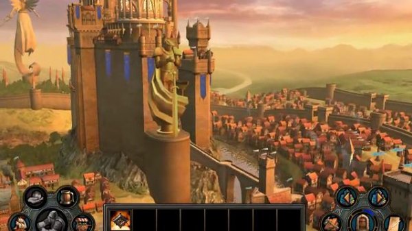 Heroes of Might and Magic V town flyby Haven