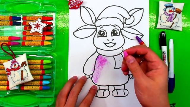 Рисуем ЛУНТИКА из Мультика Лунтик / Новогодний марафон от РыбаКит смотреть онлайн