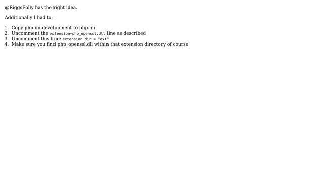 The OpenSSL extension is missing on Windows while installing Composer (4 Solutions!!) смотреть онлайн