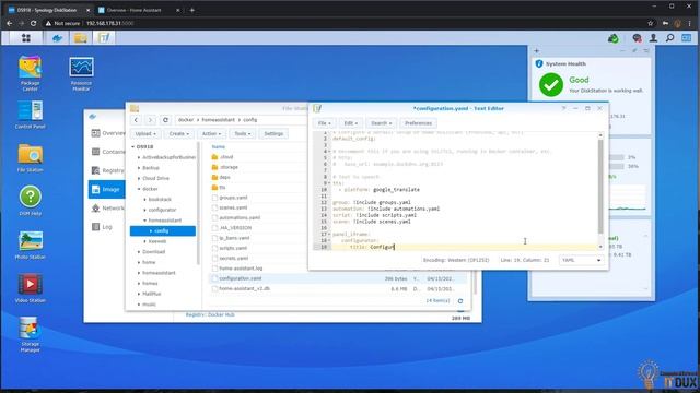 Add "Configurator" file editer to Home Assistant on Doecker Synology смотреть онлайн