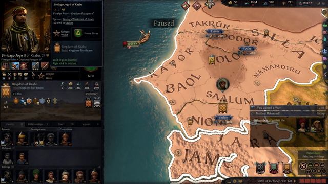 A New Exploit - Khill Kru - Let's Play Crusader Kings 3 [No War, What Nepotism?, West Africa] - 10 смотреть онлайн