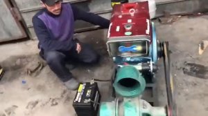Как заводить мотопомпу Дизельная мотопомпа
