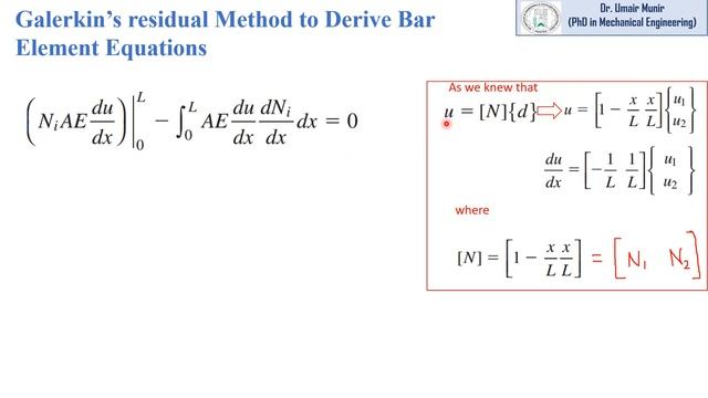 Galerkin's Method to derive Bar Element Equation | Weighted Residual Method | Finite Element Method смотреть онлайн