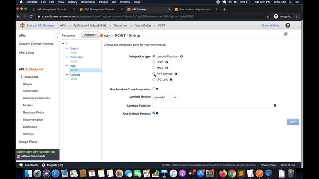 SQS integration with API Gateway - Amazon API Gateway p21 смотреть онлайн