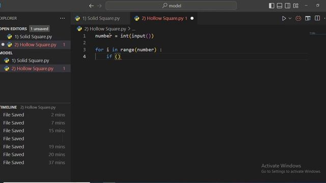 How To Print Solid & Hollow Square Pattern Using Python | NxtWave | CCBP 4.0 смотреть онлайн