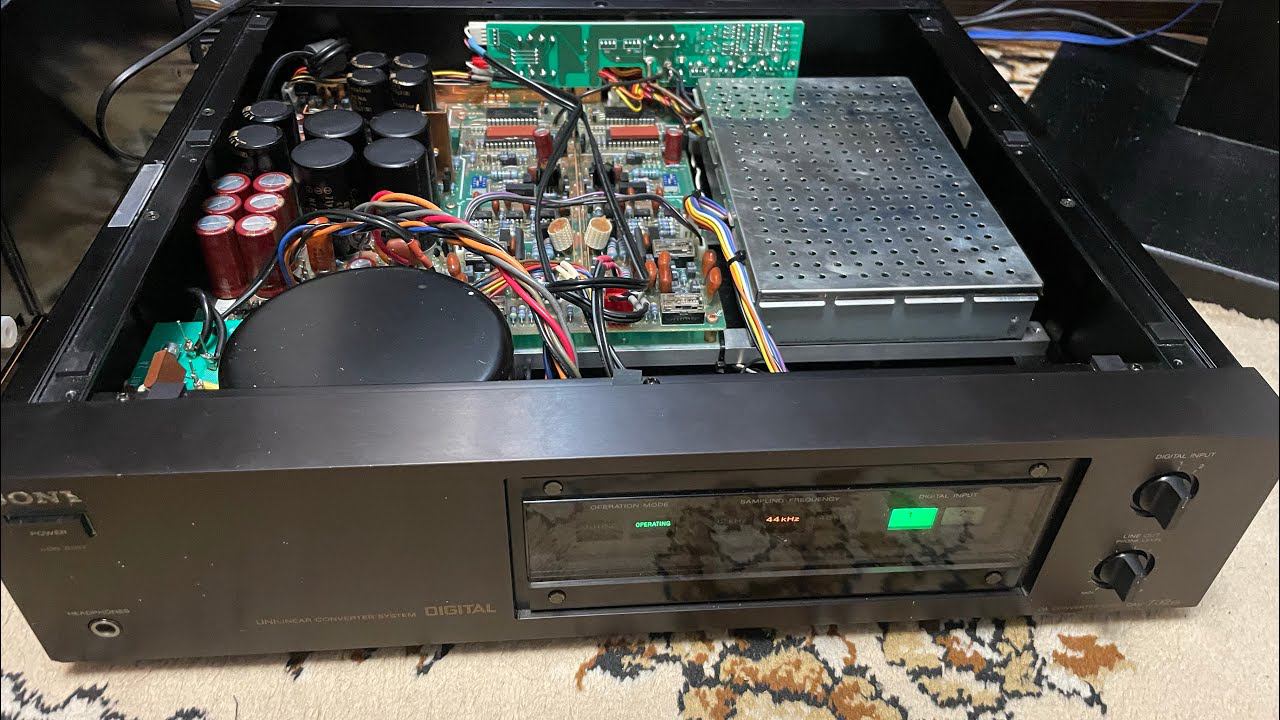 Sony DAS-702 ремонт, профилактика. Часть 2 смотреть онлайн