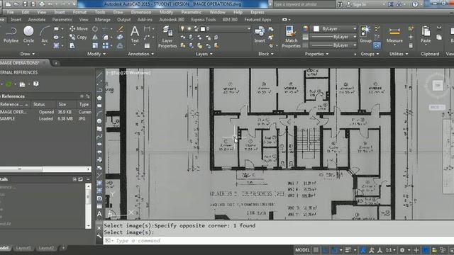 How to Attach a Image as background in AutoCAD смотреть онлайн