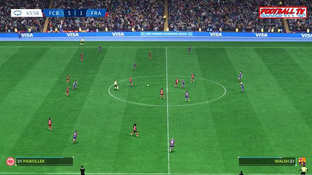 Barcelona vs Eintracht Frankfurt | UEFA Women's Champions League 23/24 | EA FC 24 Gameplay PC смотреть онлайн