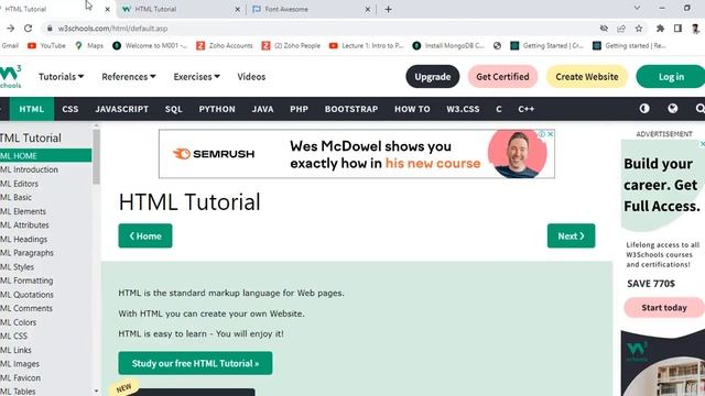 side navbar navigation w3schools clone html css and javascript смотреть онлайн