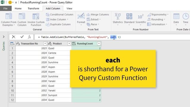 Power Query Running Count Based on Row Condition – Excel Magic Trick 1588 смотреть онлайн