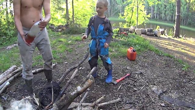 летняя поездка ГАРАЖНОГО ПОЛИСМЕНА С РОДНЕЙ НА РЫБАЛКУ смотреть онлайн