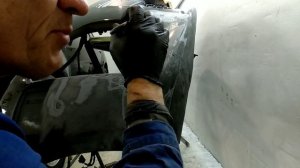 Ремонт переднего  бампера  MAZDA CX 7