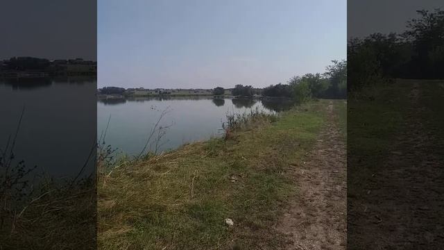Маленький обзор водоема в Успенском районе Краснодарского края. смотреть онлайн