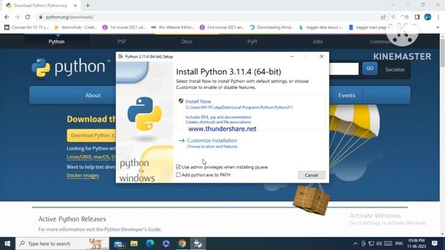 Installation of Python IDLE | Latest version | 3.11.4 version смотреть онлайн