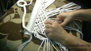 Настенное панно с полочками макраме своими руками