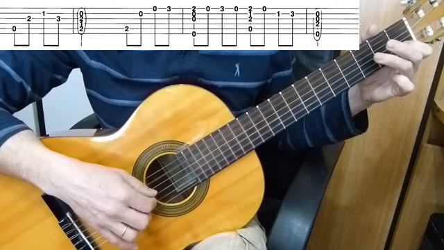 Guitar lesson - Love Theme from The Godfather - Guitar fingerstyle tutorial + TAB смотреть онлайн