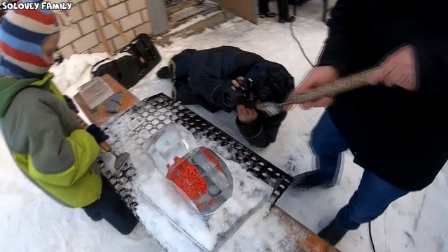 На мастер классе по вырезанию сердца из льда ? смотреть онлайн