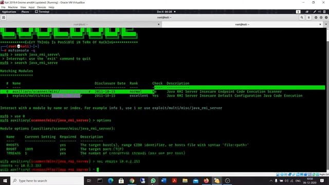 Exploiting port 1099 java rmi of Metasploitable 2 смотреть онлайн