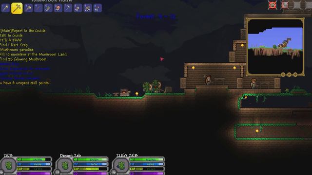 N Mod Terraria 1.2.4 RPG Lets Play Part 9!: RANGER CLASS TEST! смотреть онлайн