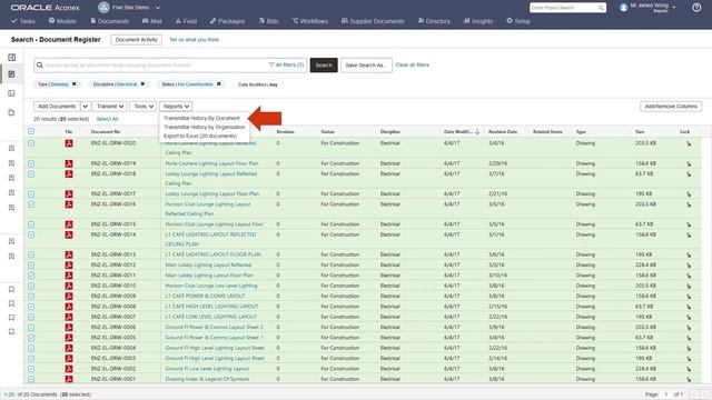7.1.4 - Transmittal reports || Oracle ACONEX Complete Course смотреть онлайн
