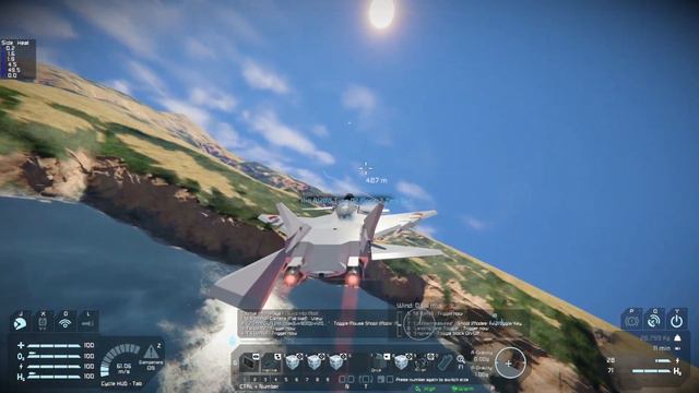 Space Engineers Custom Plane Controls (Beta) Pitch(Elevators) lock BUG #1 смотреть онлайн