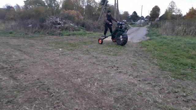 Вездеход Снегоход своими руками. Первый выезд смотреть онлайн
