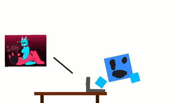 sad cube looks at rule 34 of himself (18+) смотреть онлайн