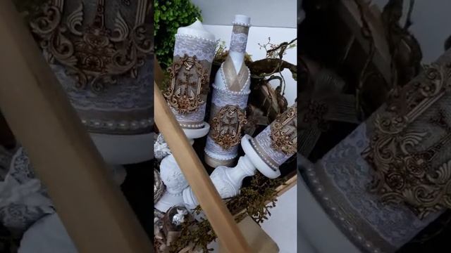 Набор крестильных аксессуаров в стиле рустик смотреть онлайн