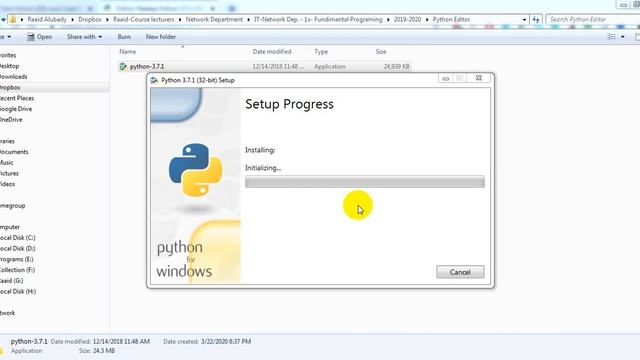 Install- IDEL Python 3.7.1 смотреть онлайн
